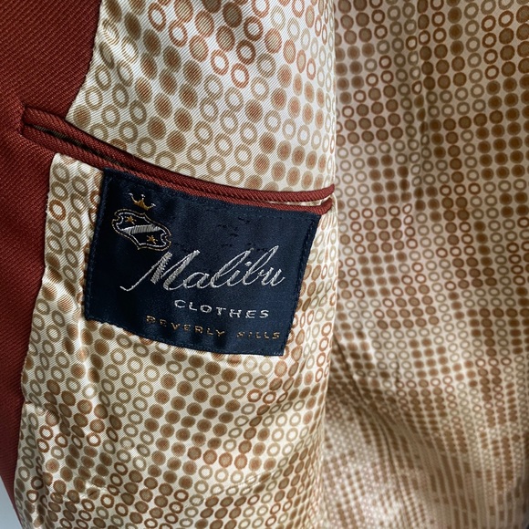 70s Vintage Shacket w/ Contrasting Stitch by Malibu Clothes Beverly Hills Size L - Picture 8 of 12